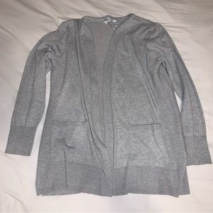 Gray cardigan